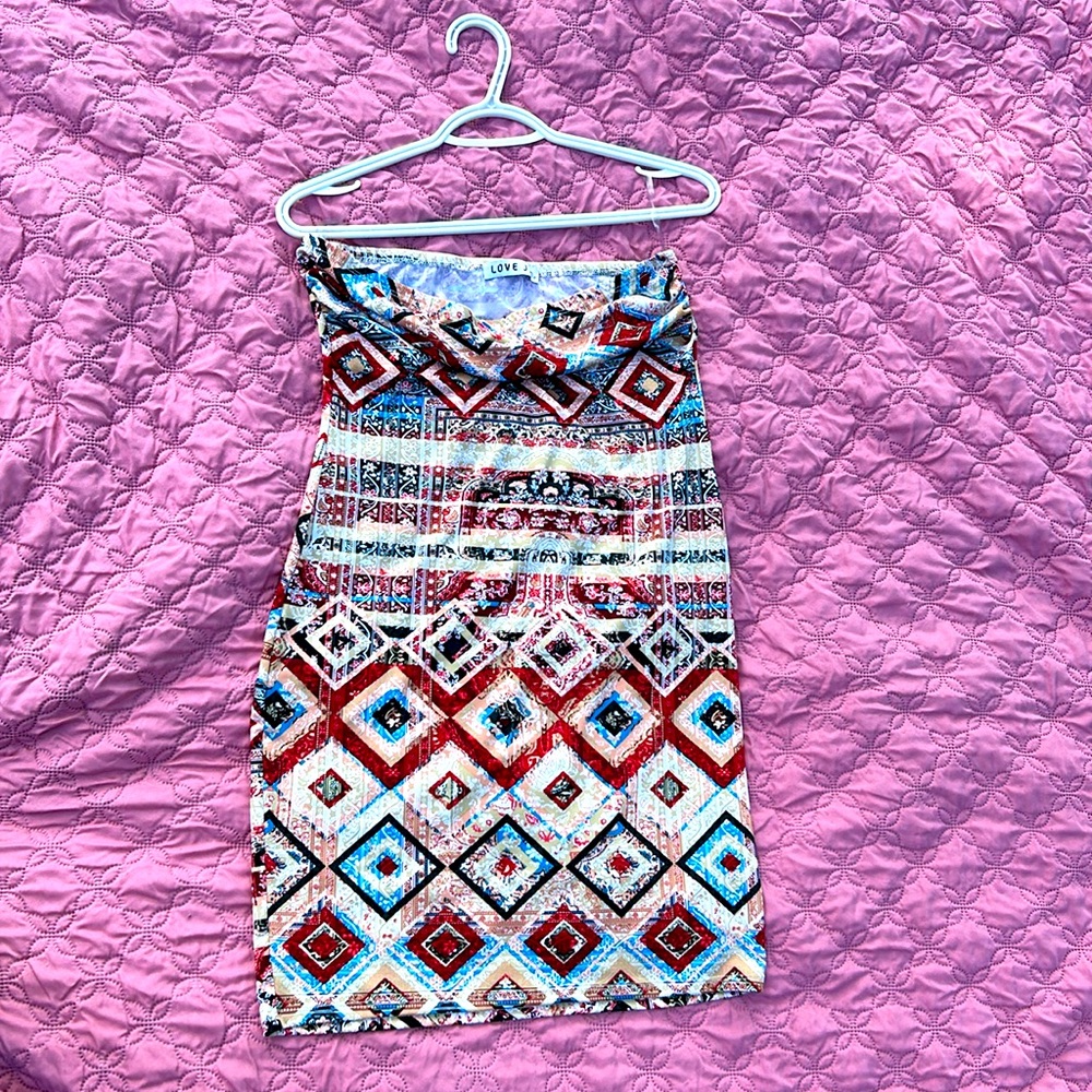 Short Summer Dress/Strapless
